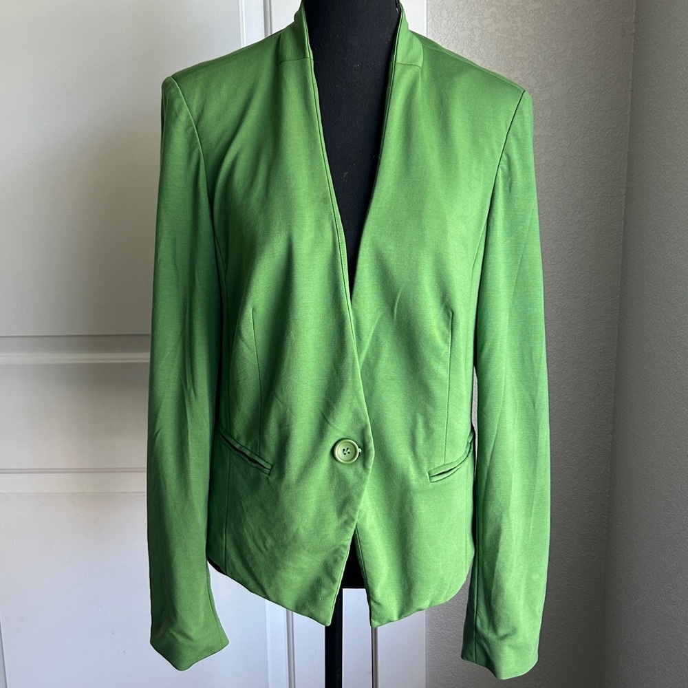 INC International Concepts Green Blazer